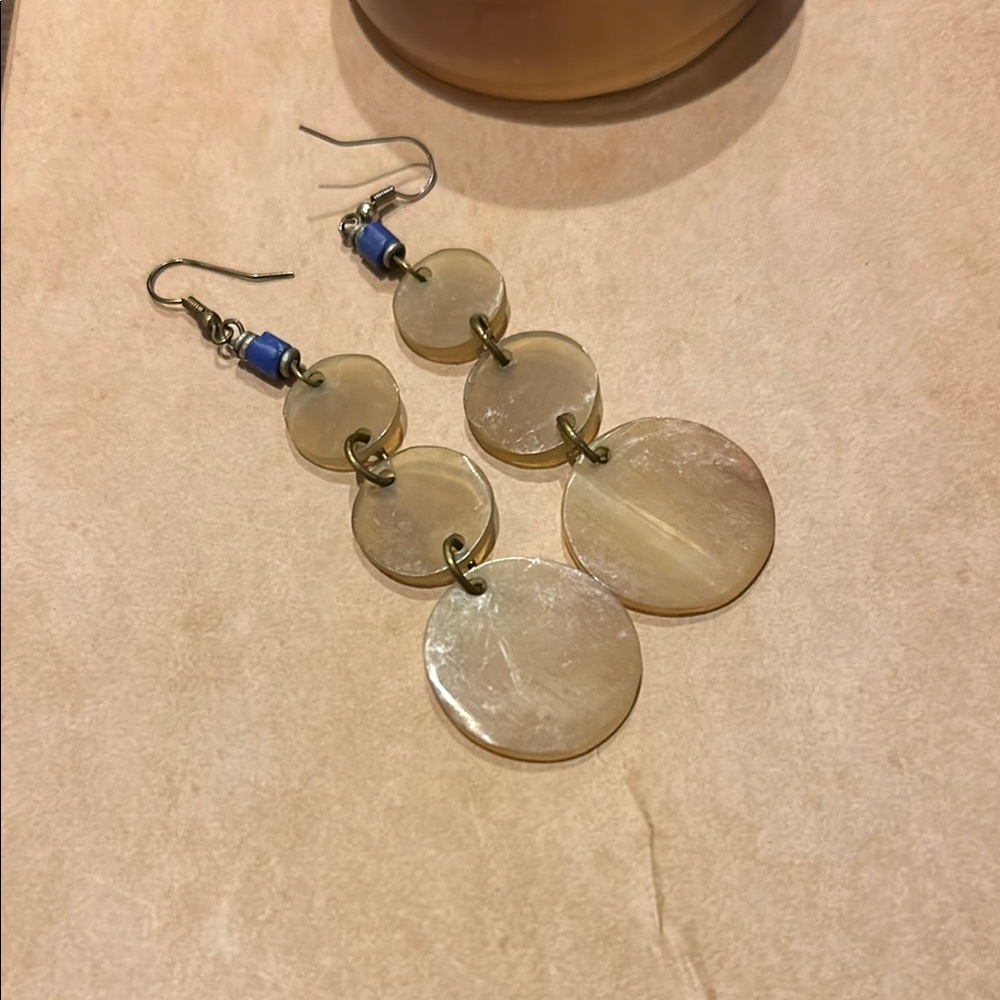 Chic Horn Dangle Earrings